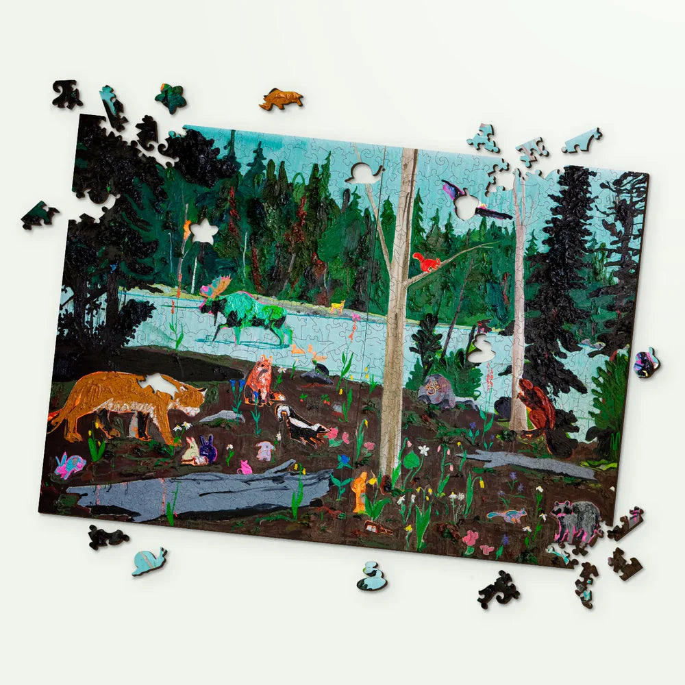 アートのセット Super! Natural! by Kim Dorland | Art Wood Puzzle – TYPE Books