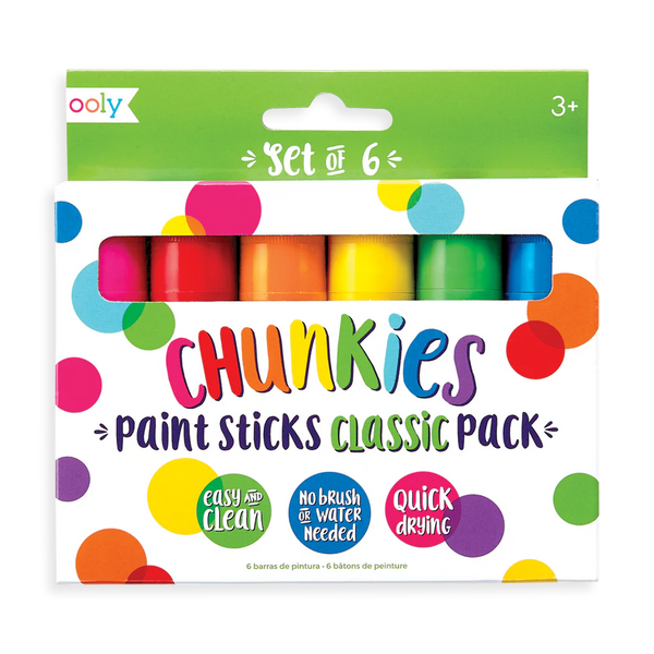 Chunkies Classic Paint Sticks: Set of 6