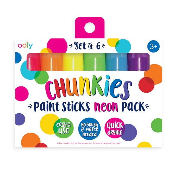 Chunkies Neon Paint Sticks: Set of 6