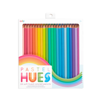 Pastel Hues Coloured Pencils: Set of 24