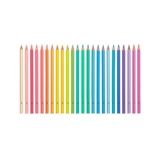 Pastel Hues Coloured Pencils: Set of 24