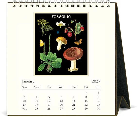 2027 Foraging Desk Calendar