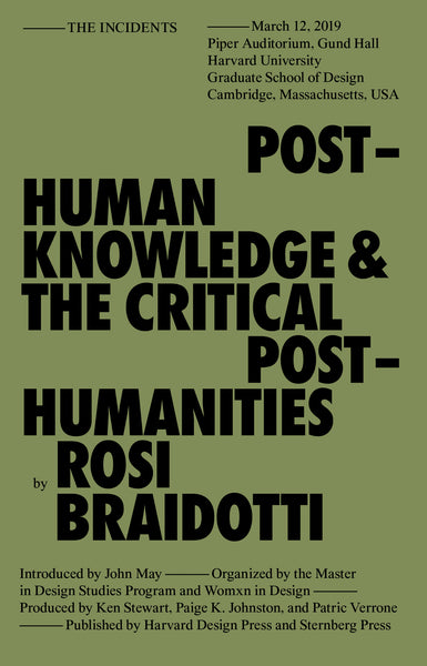 Posthuman Knowledge and the Critical Posthumanities [APR.22]