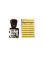 Library Card and Stamp: Enamel Pin Set