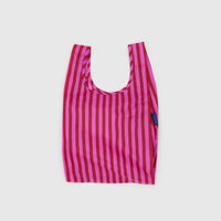 Baby Baggu: Pink & Red Painted Stripe