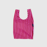 Baby Baggu: Pink & Red Painted Stripe