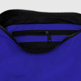 Medium Nylon Crescent Bag: Lapis