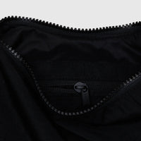 Small Nylon Crescent Bag: Black