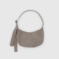 Small Nylon Crescent Bag: Dove