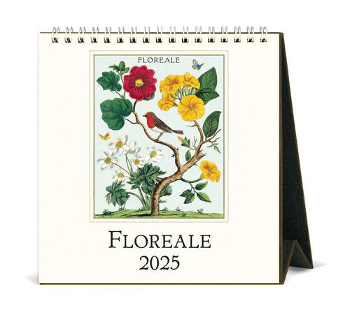 Cavallini & Co. Floreale 2025 Desk Calendar