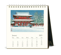 Cavallini & Co. Japanese Woodblocks 2025 Desk Calendar