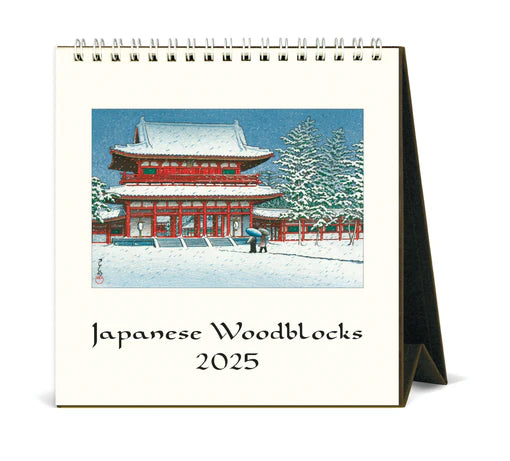 Cavallini & Co. Japanese Woodblocks 2025 Desk Calendar