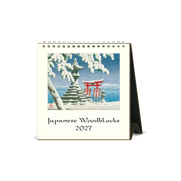 2027 Japanese Woodblock Desk Calendar