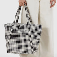 Cloud Bag: Black & White Gingham