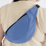 Crescent Fanny Pack: Pansy Blue