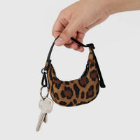 Crescent Bag Charm: Leopard