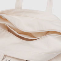 Horizontal Zip Duck Bag: Embroidered Shells