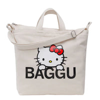 Horizontal Zip Duck Bag: Hello Kitty