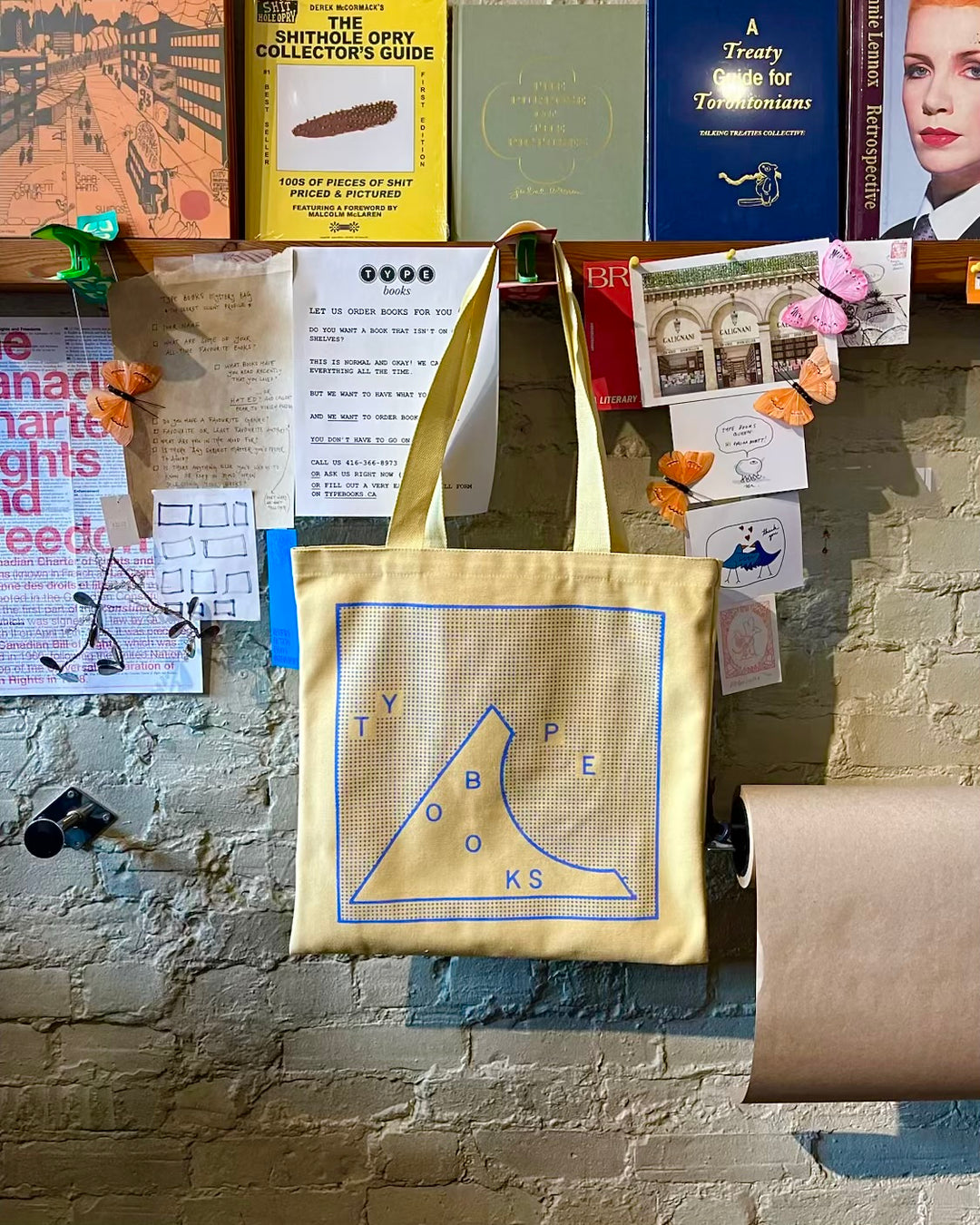 TYPE x Micah Lexier 20th Anniversary Tote (Yellow)