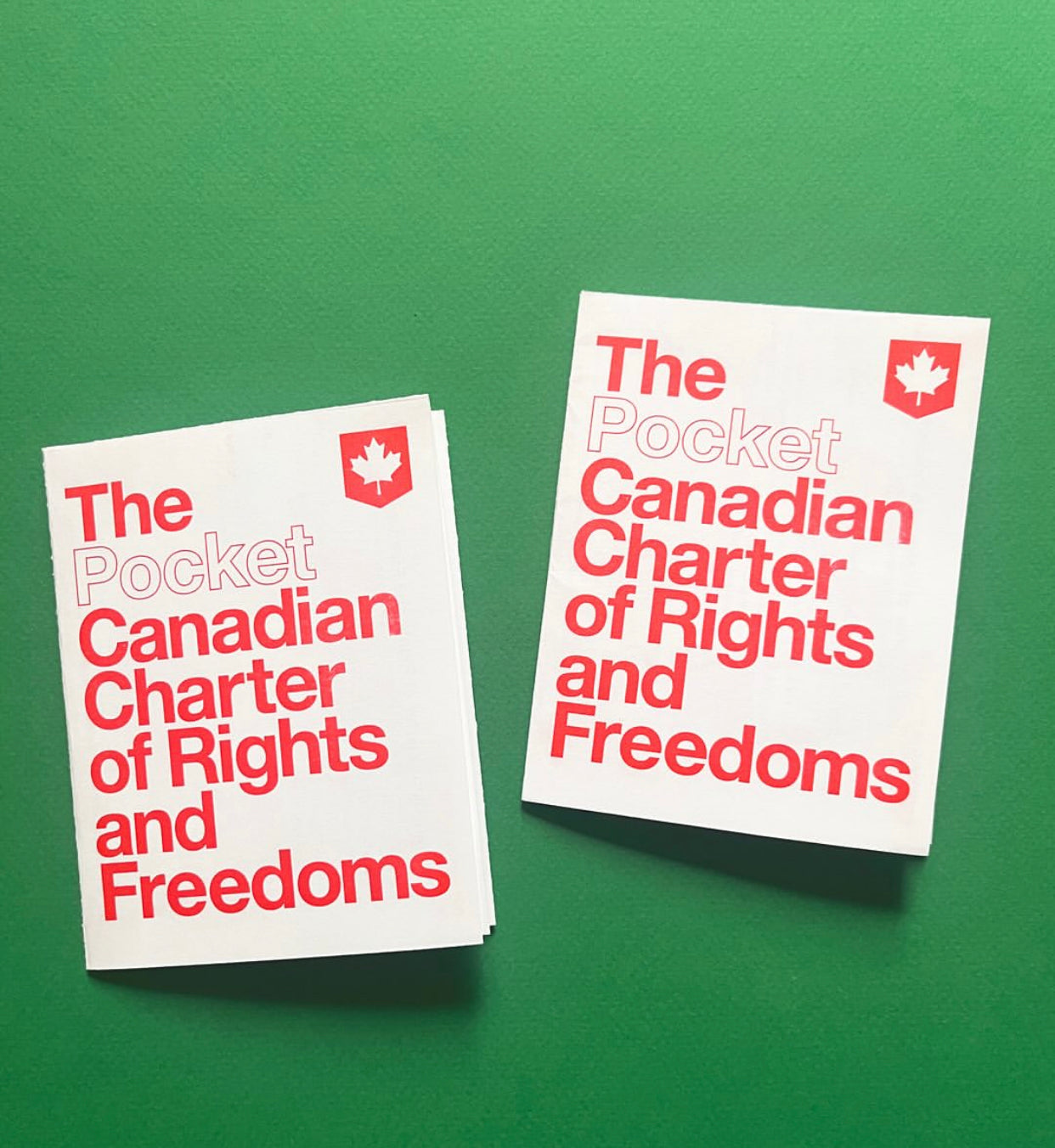 The Pocket Canadian Charter of Rights and Freedoms – TYPE Books