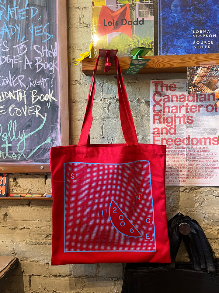 TYPE x Micah Lexier 20th Anniversary Tote (Red)