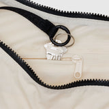 Medium Nylon Crescent Bag: Embroidered Seashells