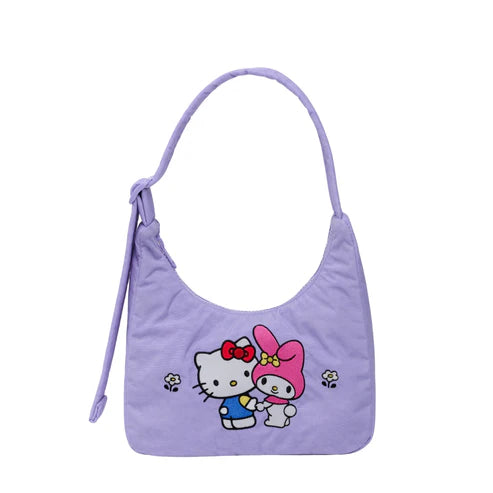 Mini Nylon Shoulder Bag: Hello Kitty & My Melody