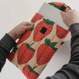 Puffy Laptop Sleeve 13"/14": Strawberry