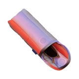 Puffy Glasses Sleeve: Gradient Stripe Poppy & Lilac