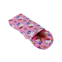 Puffy Glasses Sleeve: Hello Kitty Pink