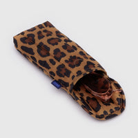 Puffy Glasses Sleeve: Leopard