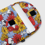 Puffy Laptop Sleeve 13"/14": Floral Snoopy