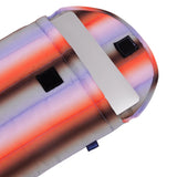 Puffy Laptop Sleeve 13"/14": Gradient Stripe Poppy & Lilac