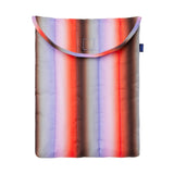 Puffy Laptop Sleeve 13"/14": Gradient Stripe Poppy & Lilac