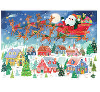 Santa's Visit: 100 Piece Puzzle
