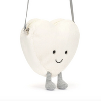 Amuseable Cream Heart Bag