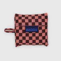 Baby Baggu: Pink Brown Check