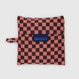 Standard Baggu: Pink Brown Check