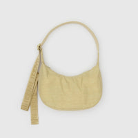 Small Nylon Crescent Bag: Butter