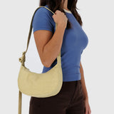 Small Nylon Crescent Bag: Butter
