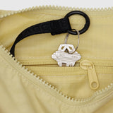 Small Nylon Crescent Bag: Butter