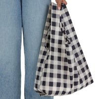 Standard Baggu: Black & White Big Check