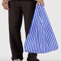 Standard Baggu: Blue Painted Stripe