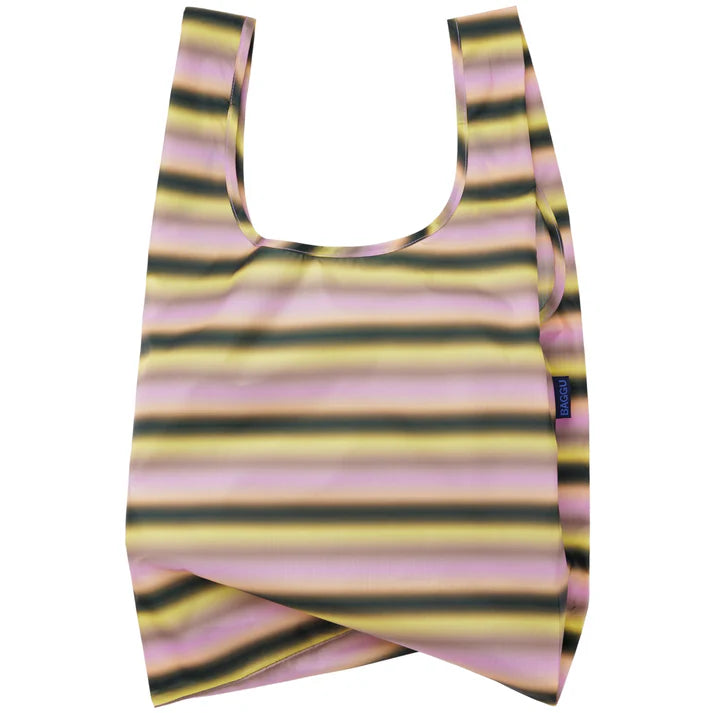 Standard Baggu: Gradient Stripe Pink & Yellow