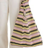 Standard Baggu: Gradient Stripe Pink & Yellow