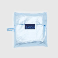 Standard Baggu: Metallic Light Blue