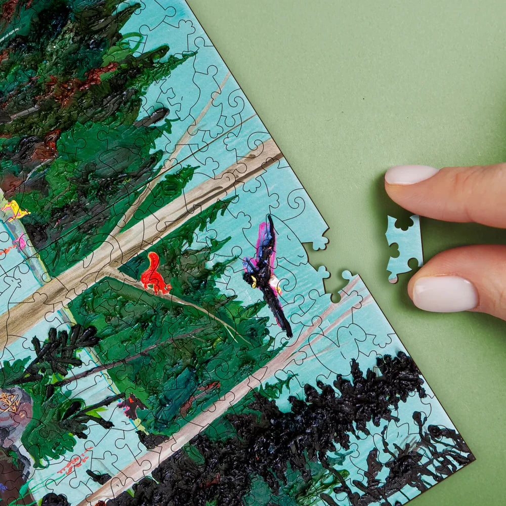Super! Natural! by Kim Dorland | Art Wood Puzzle – TYPE Books Super! Natural! by Kim Dorland | Art Wood Puzzle – TYPE Books