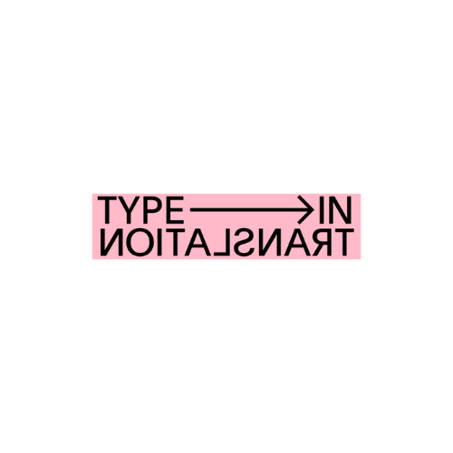 TYPE IN TRANSLATION Sticker