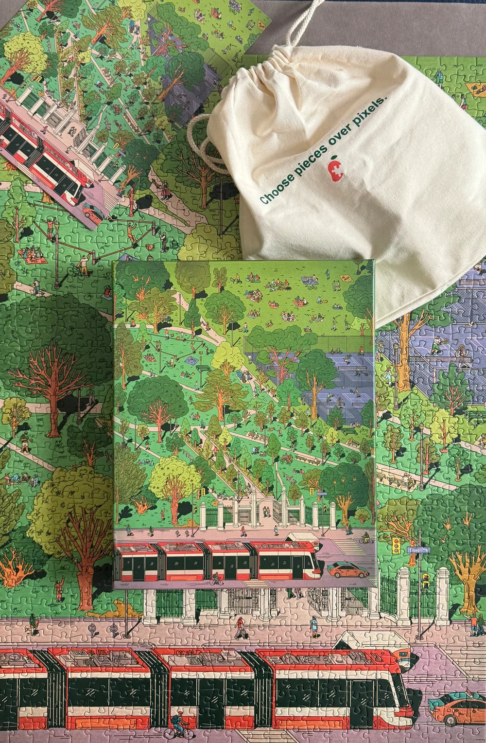 Trinity Bellwoods - Summer Edition | 1,000-Piece Puzzle | Artwork by Kathleen Fu