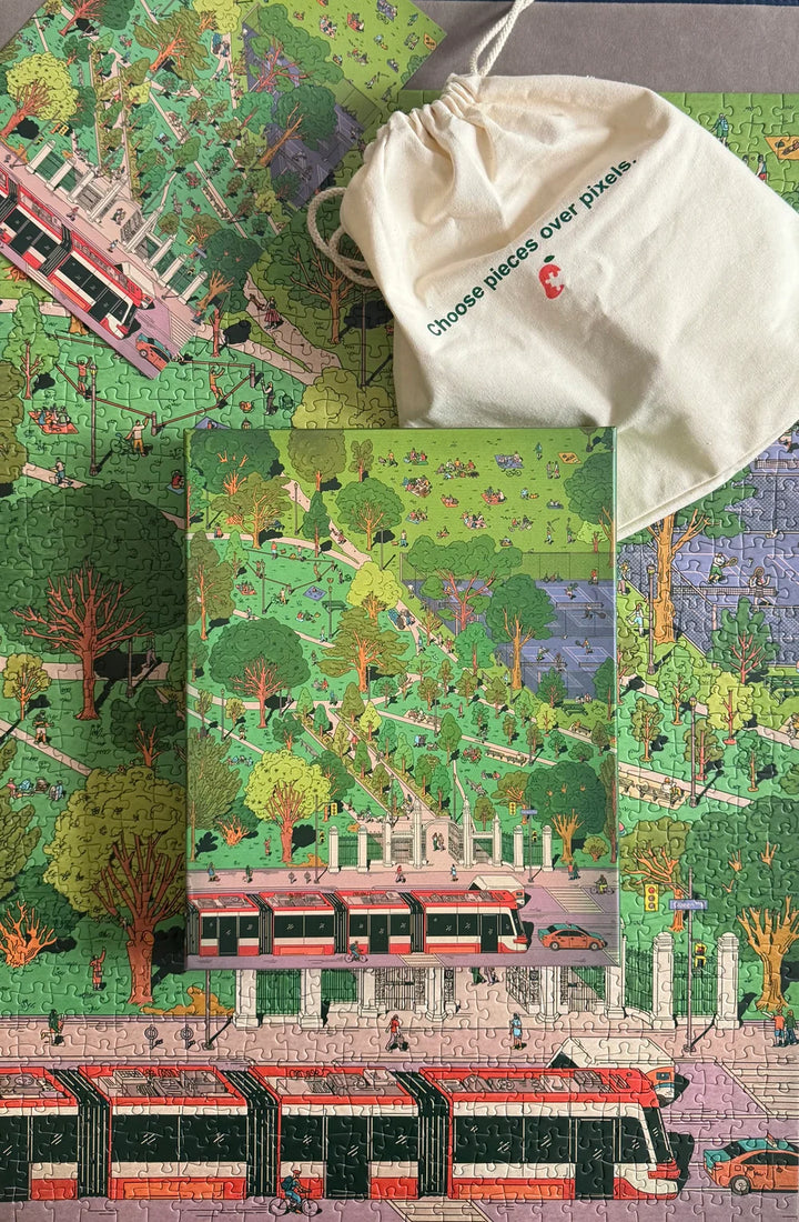 Trinity Bellwoods - Summer Edition | 1,000-Piece Puzzle | Artwork by Kathleen Fu